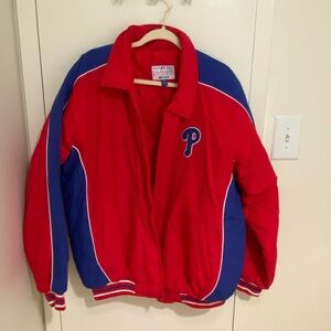 STARTER Red and Blue Phillies Jacket